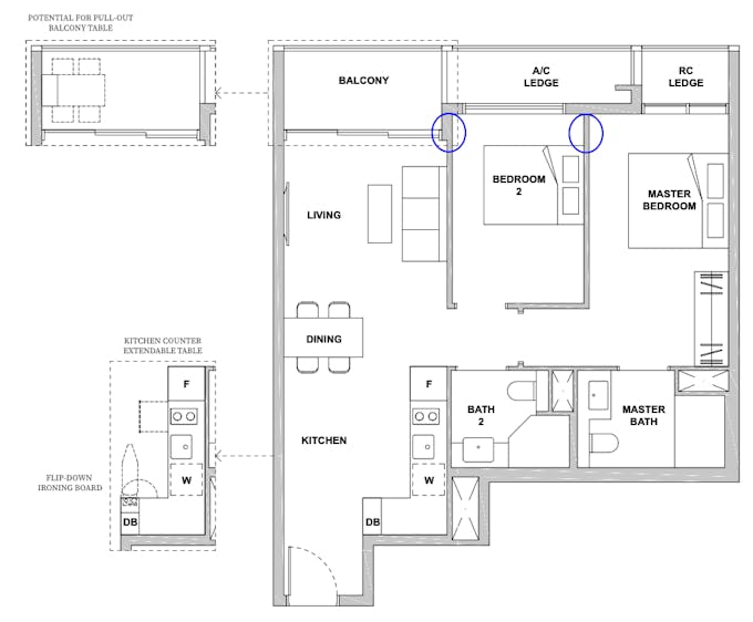 tmw maxwell 2 bedroom floor plan