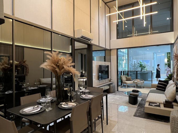 sky eden bedok 3 bedroom dining area