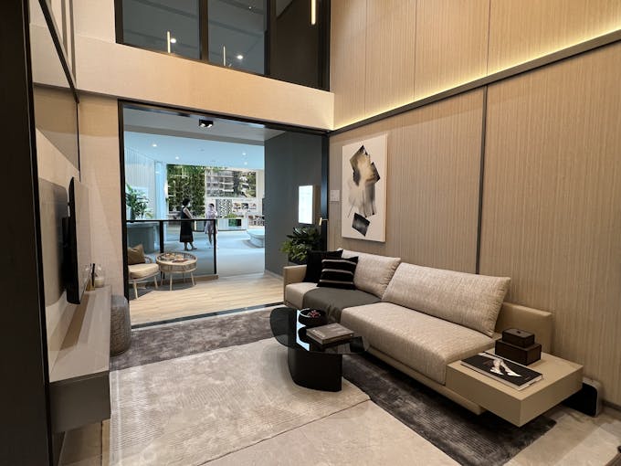 sky eden 3 bedroom living area