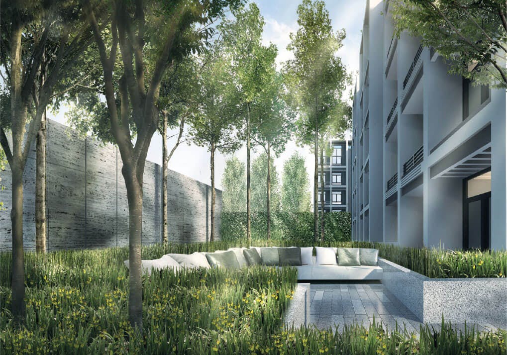 Sixteen 35 Residences condo garden