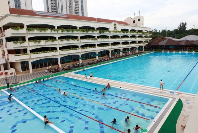 Esape the summer heat at the Singapore Swimming Club