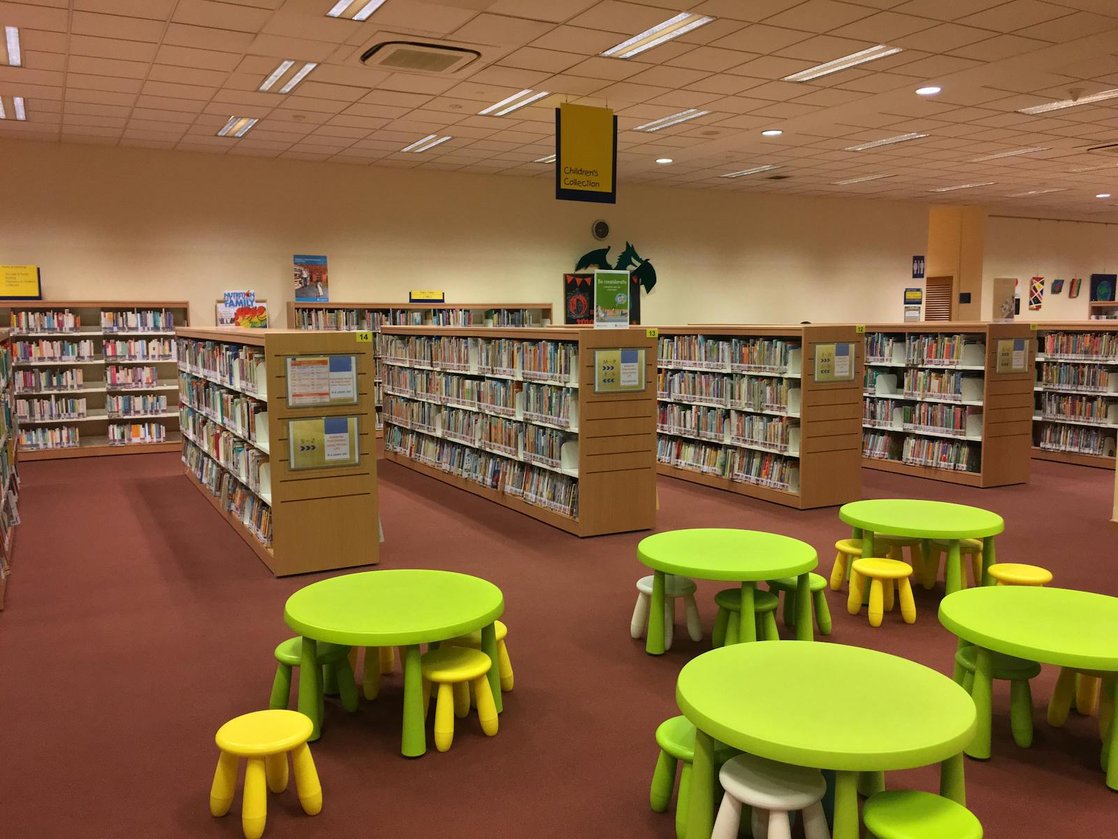 Children's Section of Ang Mo Kio Public Library