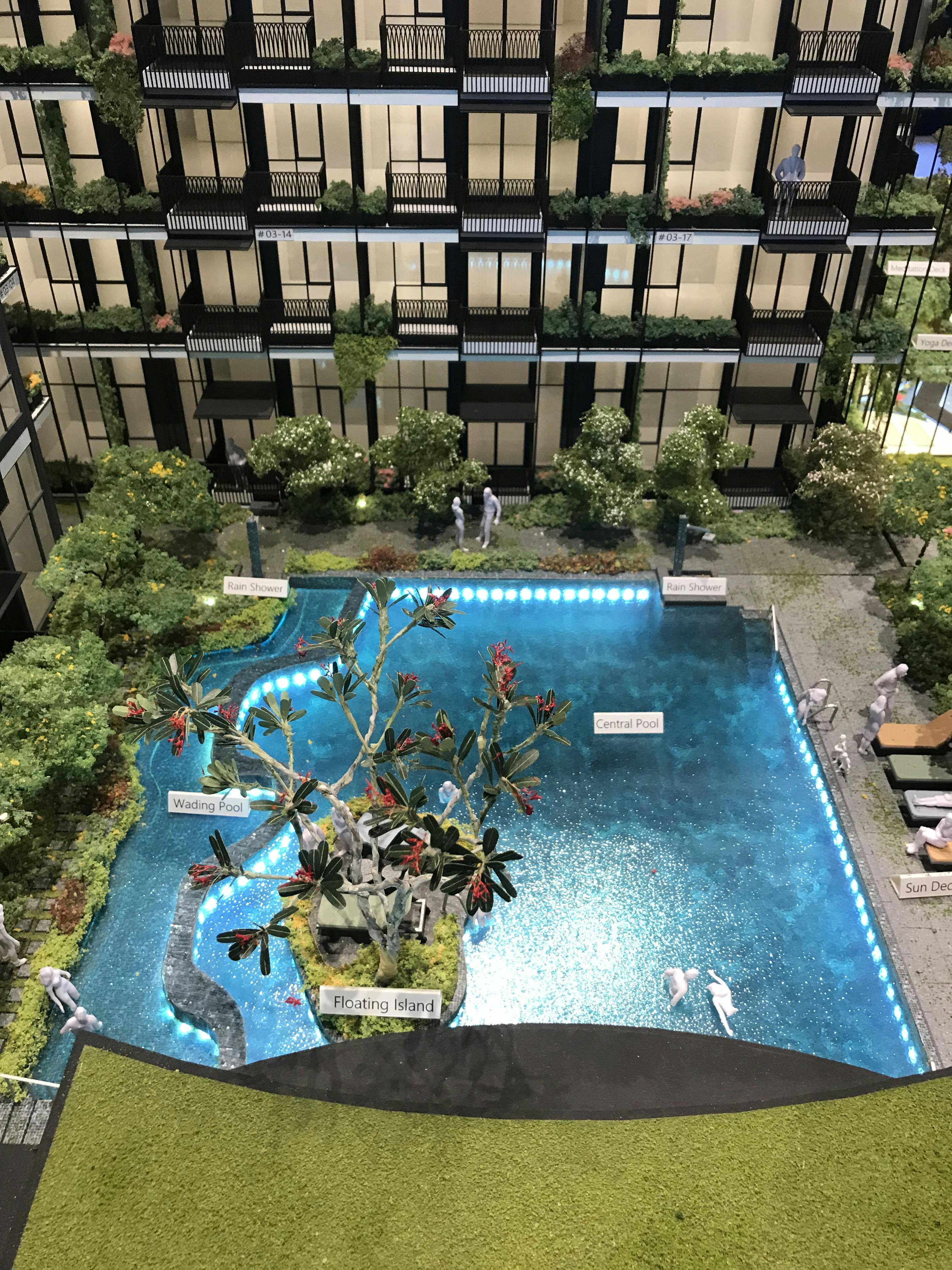 jervois mansion swimming pool showflat model