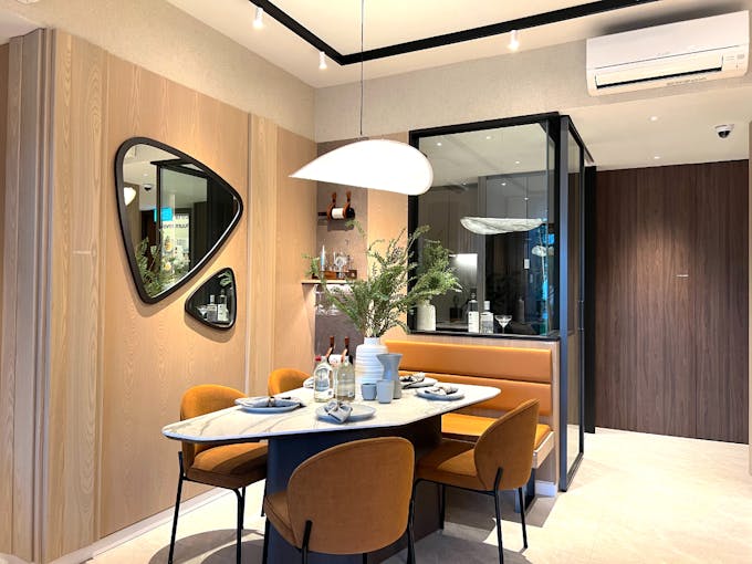 the continuum 3 bedroom premier dining area