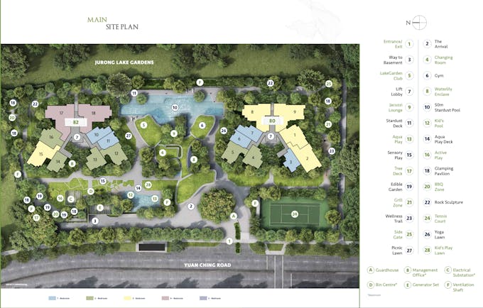 the lakegarden residences site plan