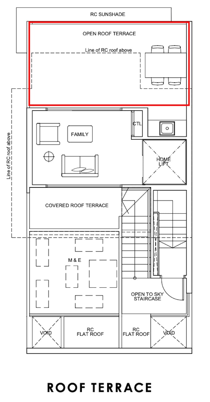 belgravia ace roof terrace floor plan