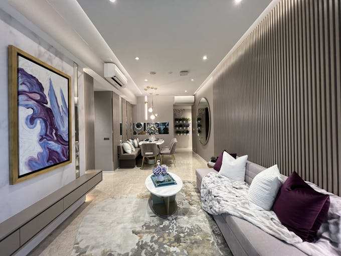 amo residence 3 bedroom premium and study living area
