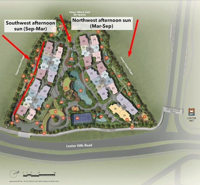 lentor hills residences sun analysis