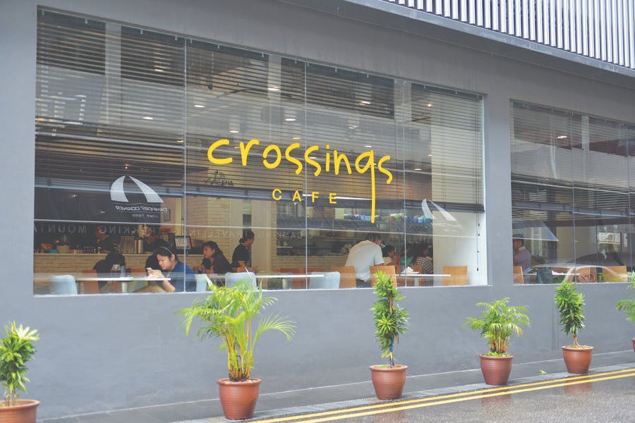 Crossings Cafe at Kallang.