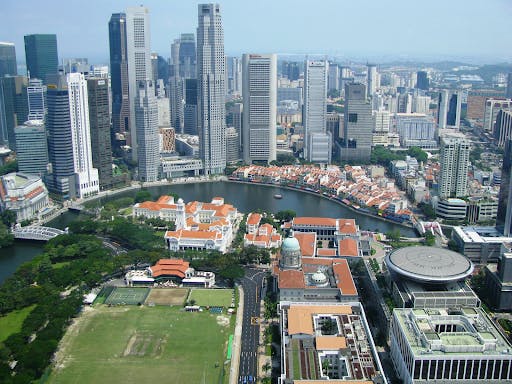 the Central Business District (CBD) at the heart of Singapore, a stone's throw from Jervois Mansion.