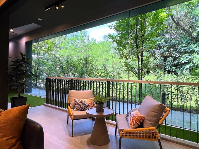 blossoms by the park 4 bedroom balcony