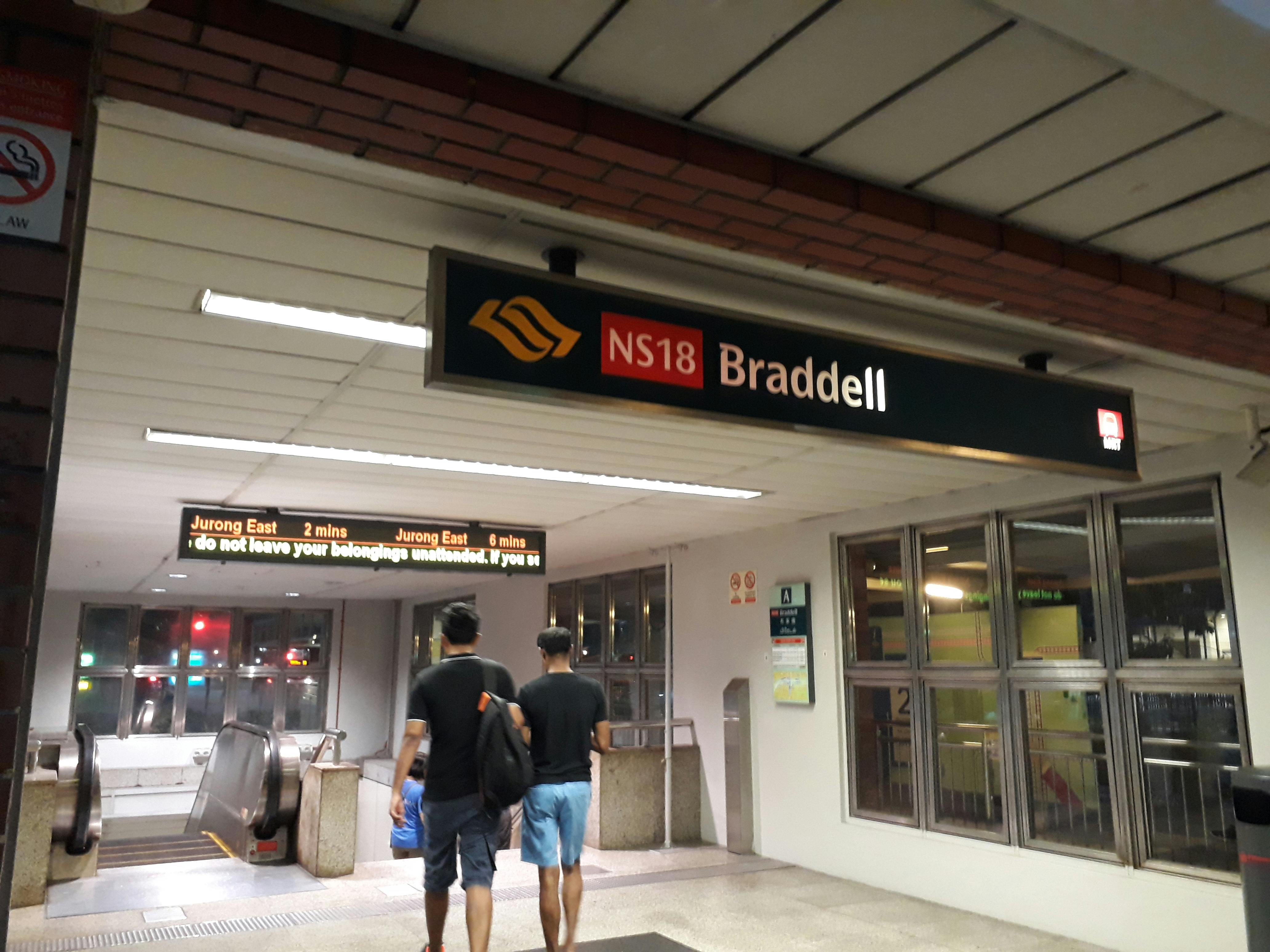 Braddell MRT Station