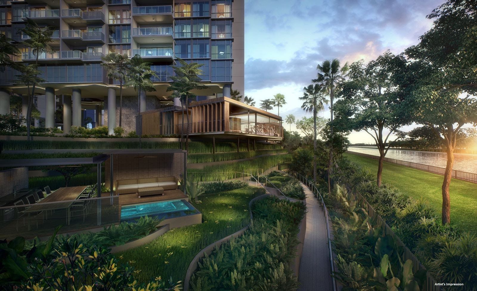 Living in a lush sanctuary within the Twin VEW estate
