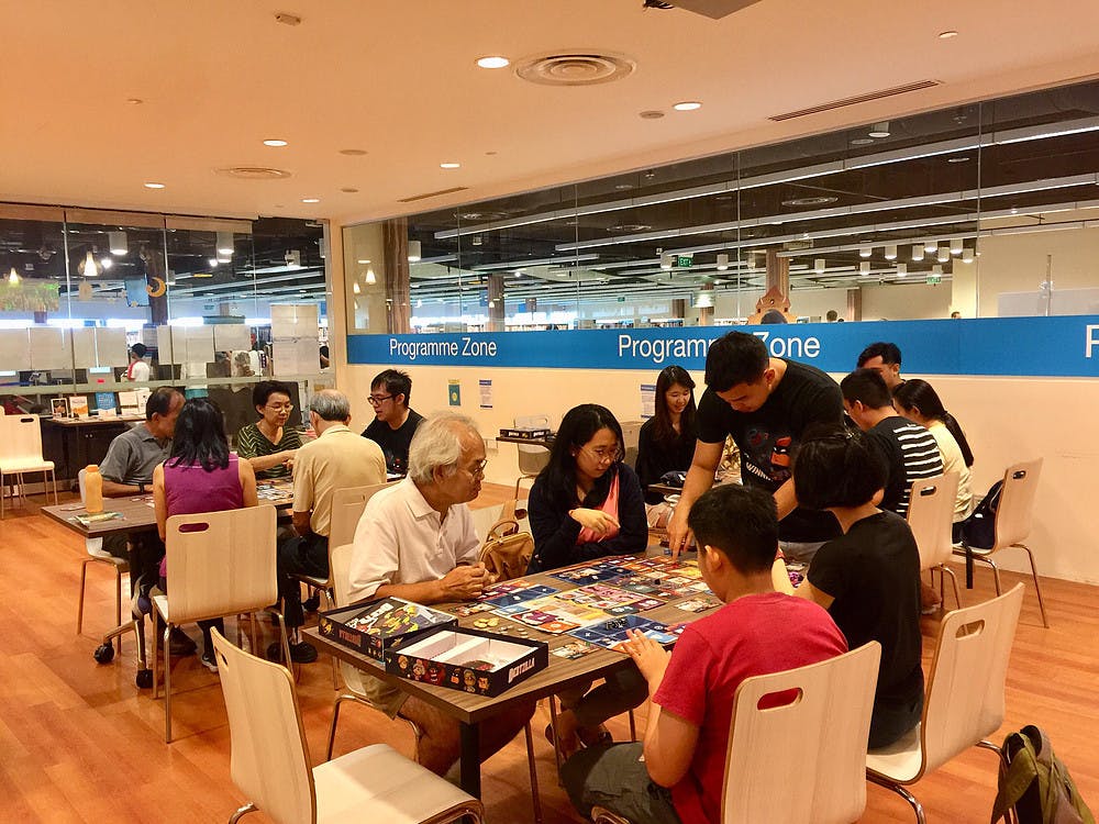 Board Game Group at Serangoon Public Library