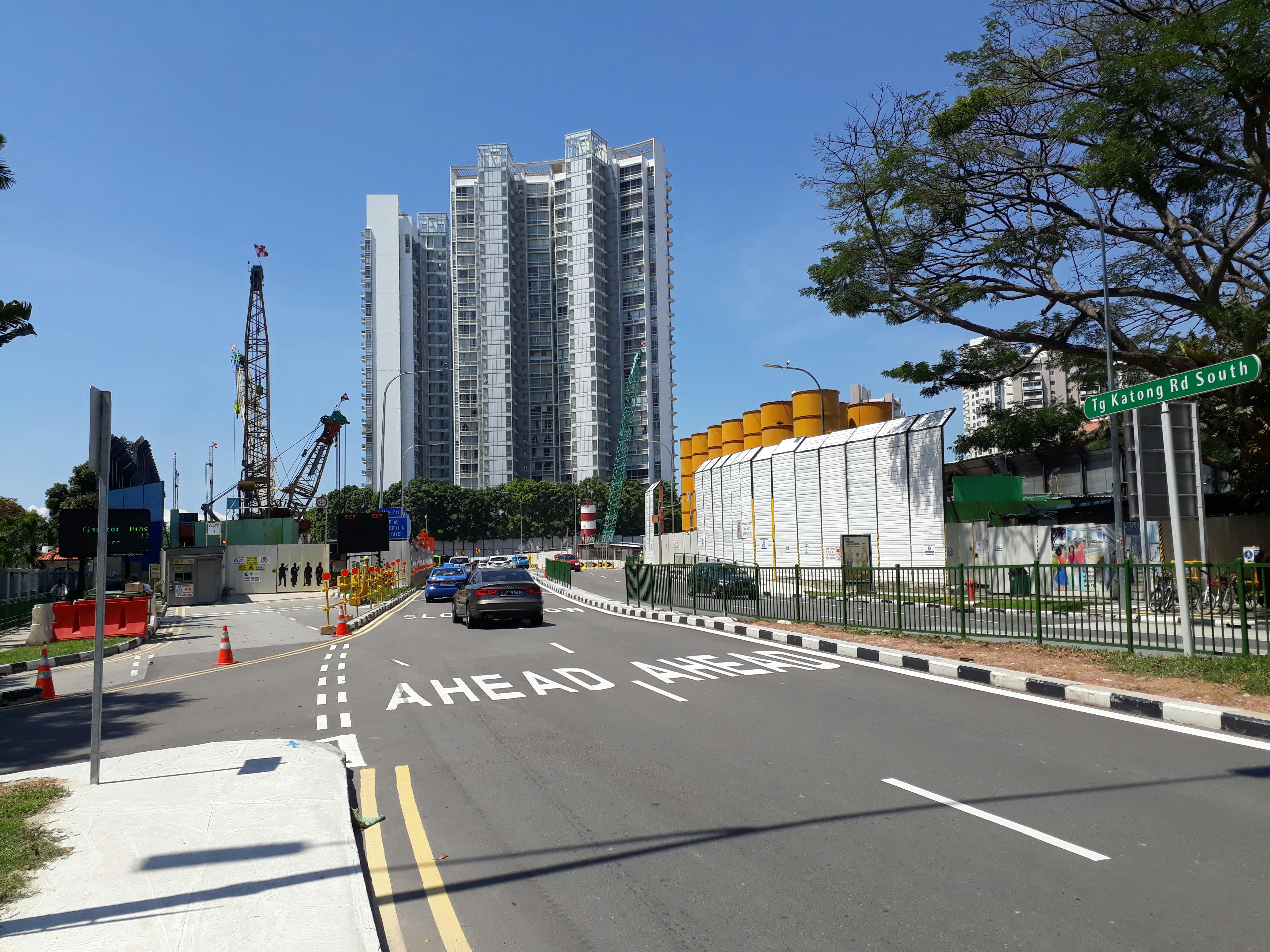 Construction Site of the upcoming Tanjong Katong MRT