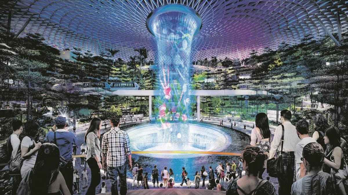 Changi Airport can almost immediately be associated to Jewel Changi!