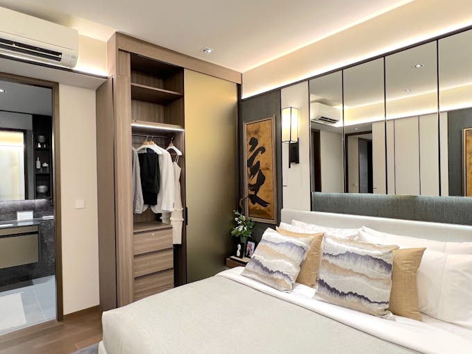 tembusu grand 3 bedroom study master bedroom