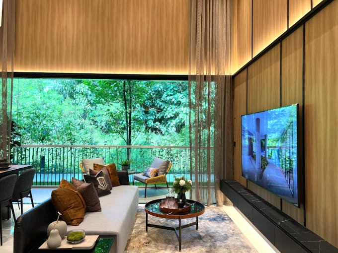 blossoms by the park 4 bedroom living room