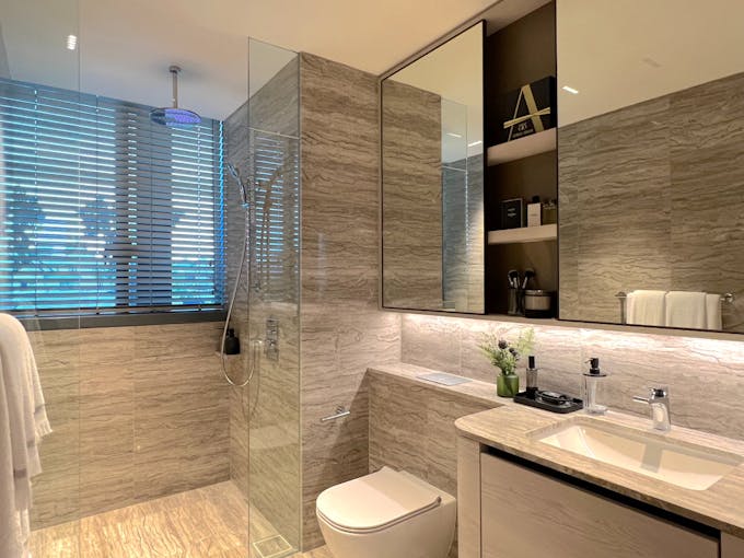 the continuum 3 bedroom study master bathroom