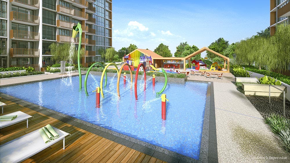 Children's pool at Sol Acres condominium