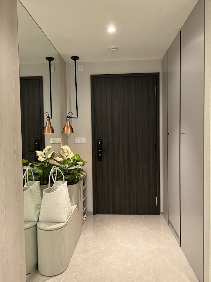 sky eden bedok 2 bedroom unit foyer