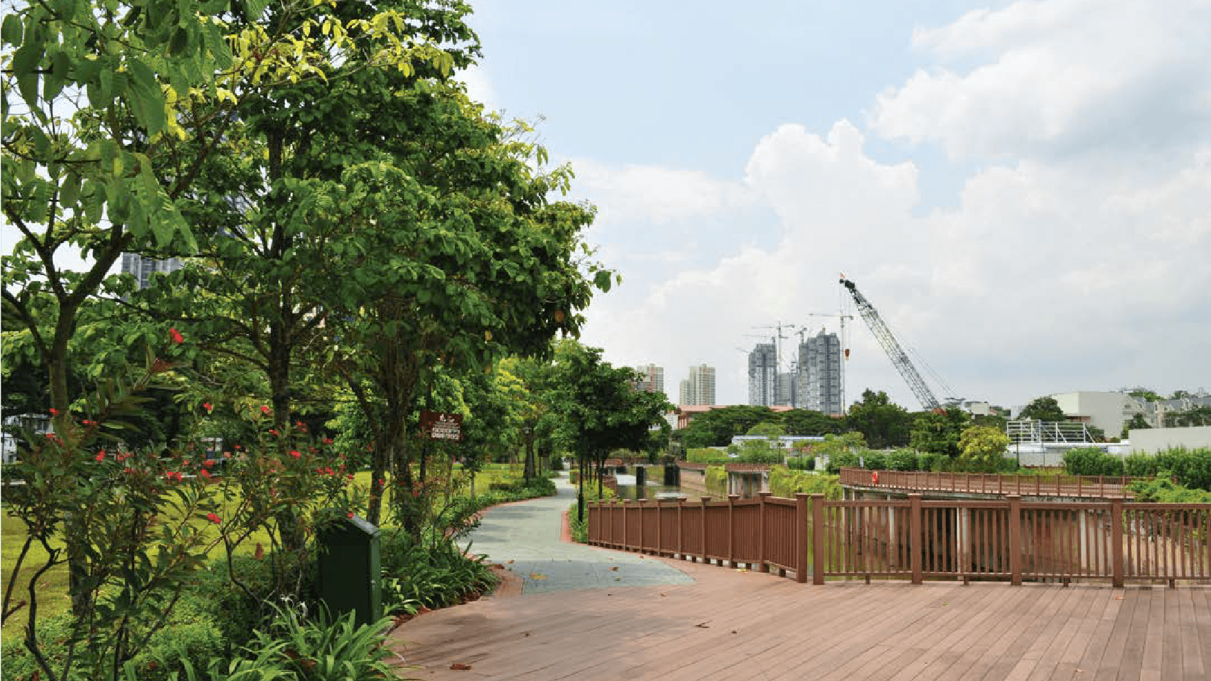 The park connector near The Crest can take you to Singapore's most beautiful spots.