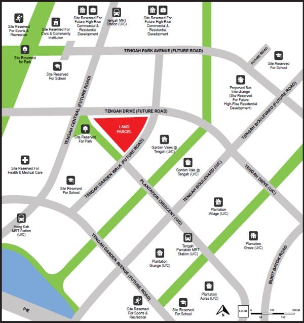 Tengah Garden Walk land parcel