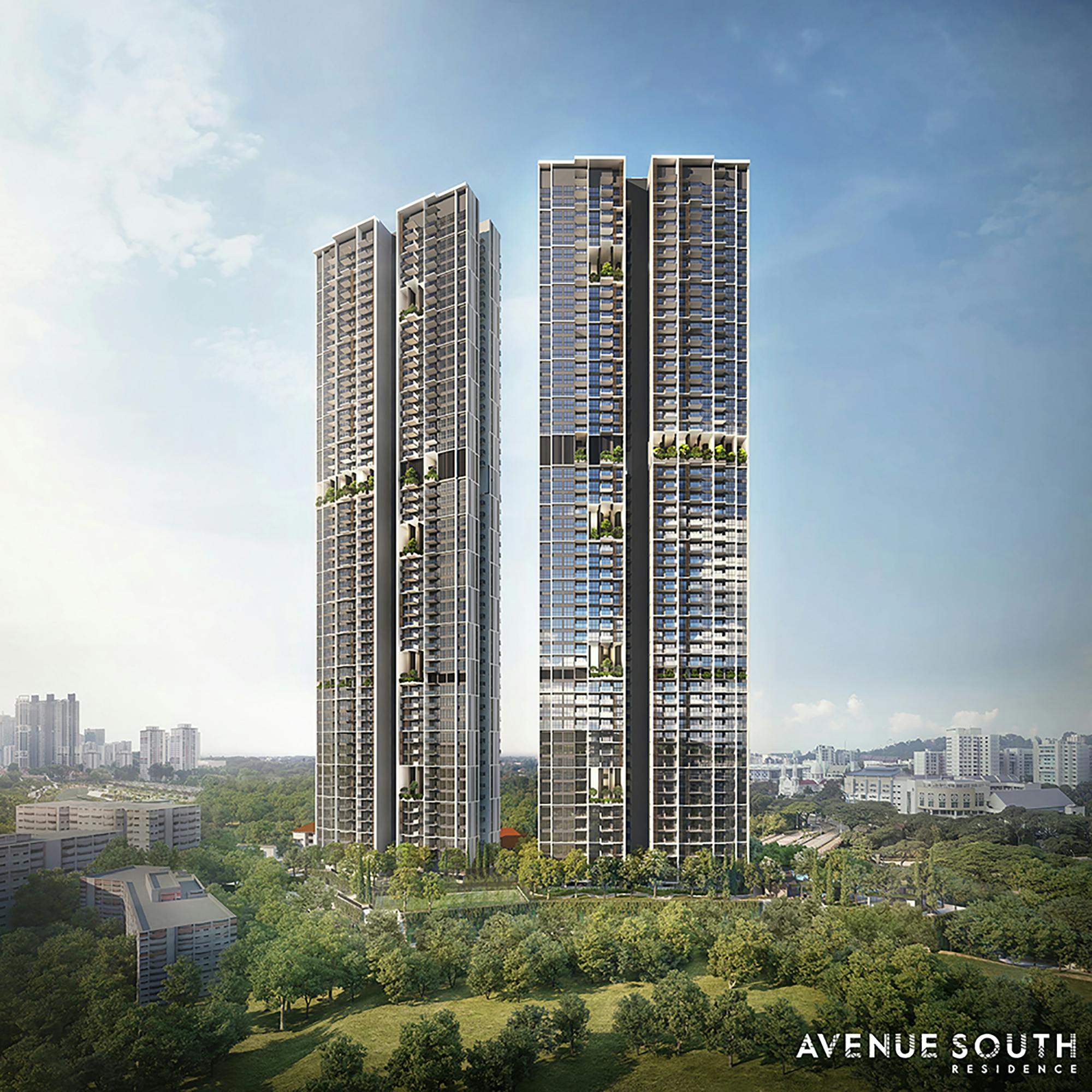 Artists' impression of Avenue South Residence