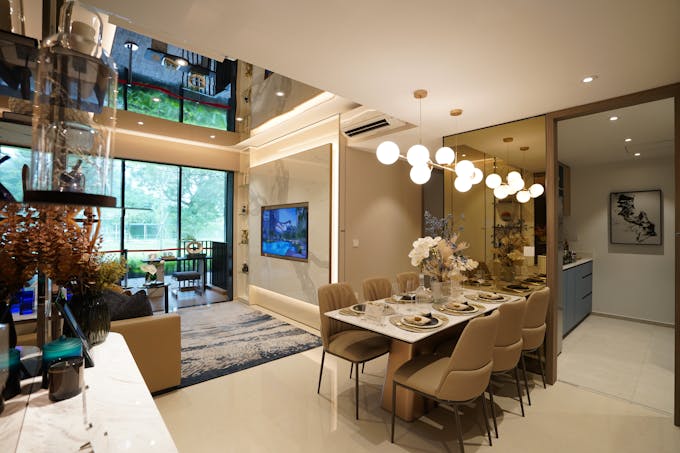 copen grand 3 bedroom dining area