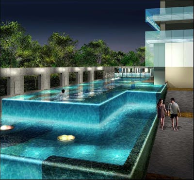 The Lumos swimming pool