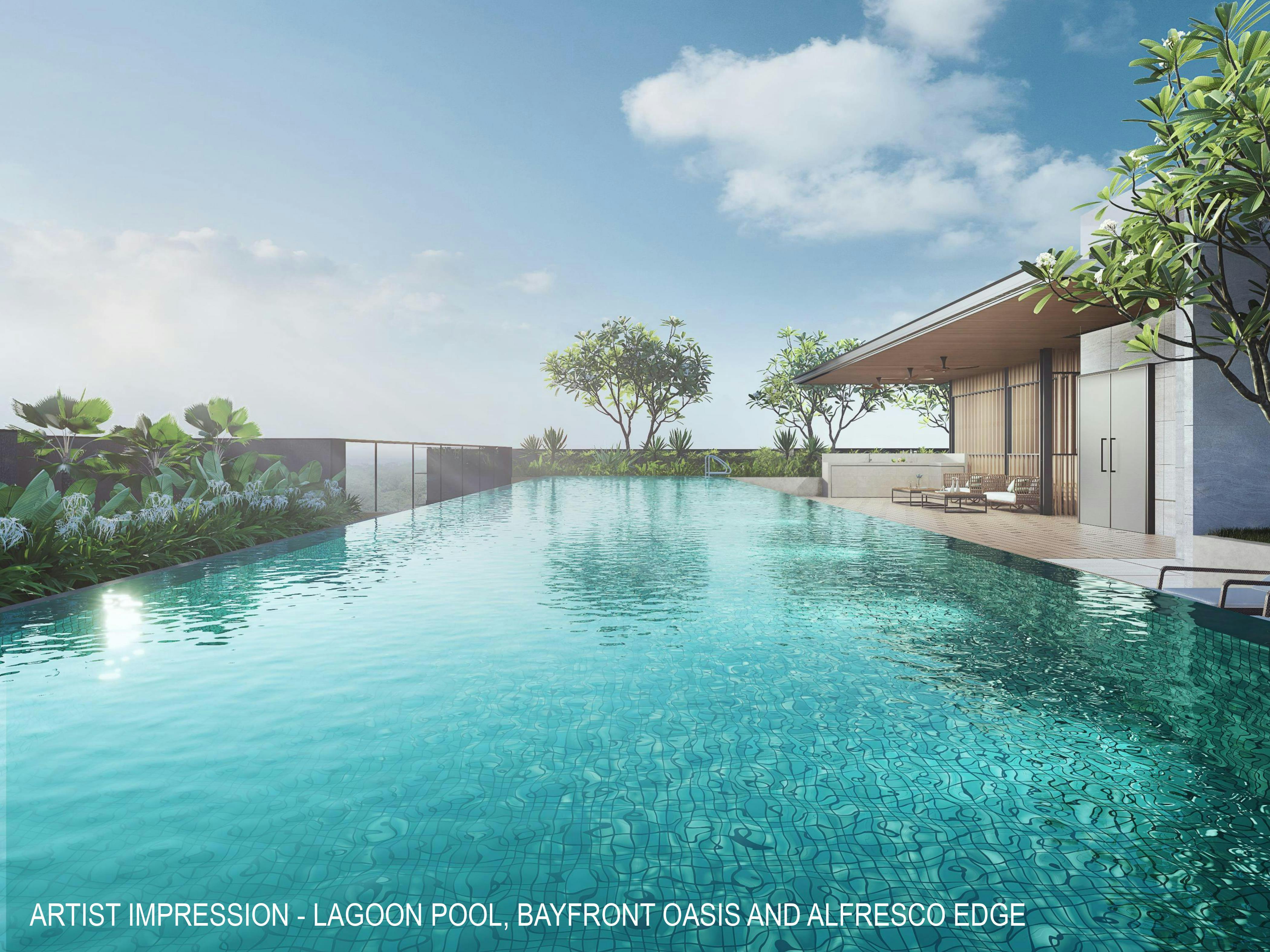 Lagoon Pool at Baywind Residences