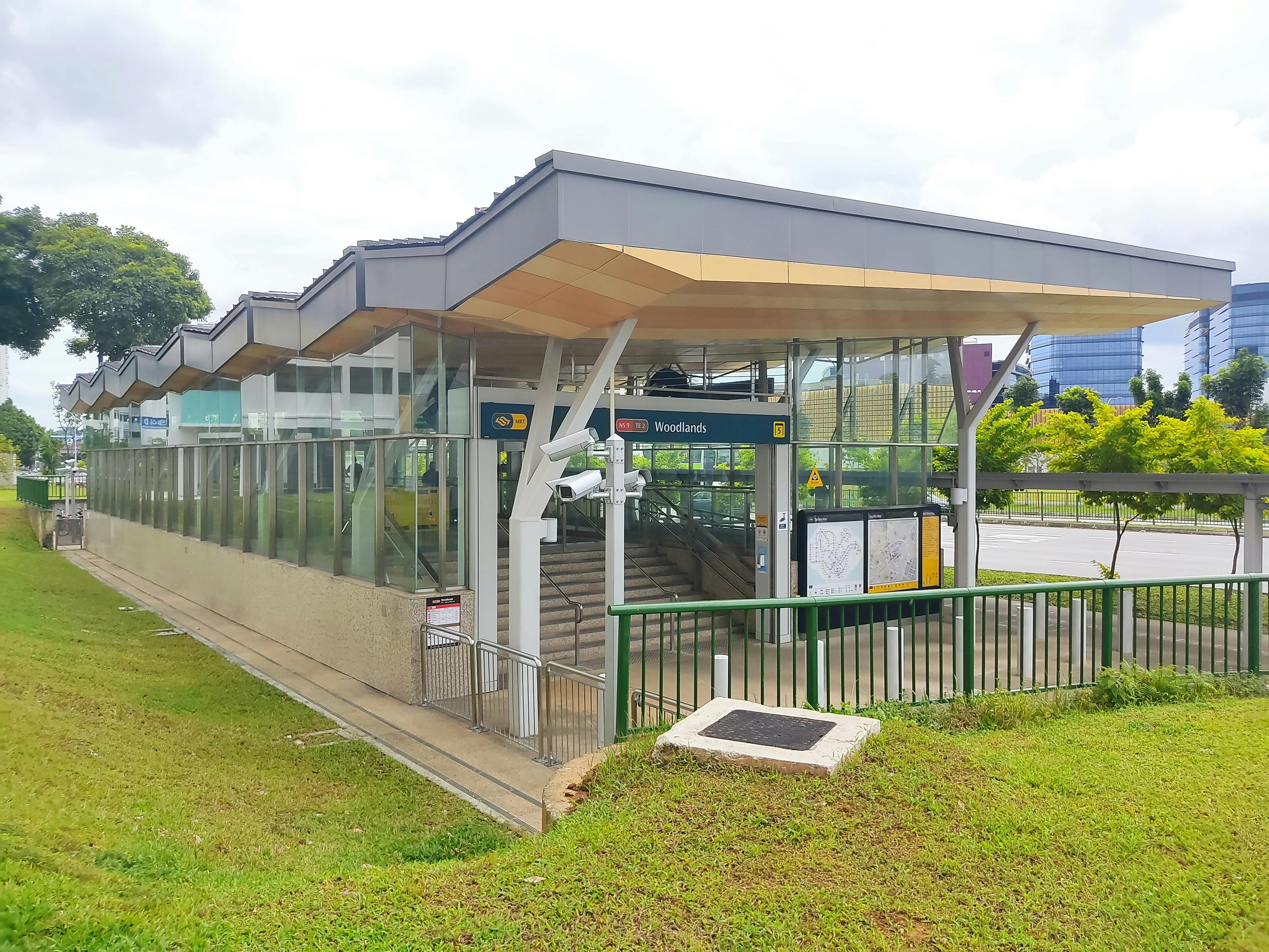 Woodlands MRT Station Exit