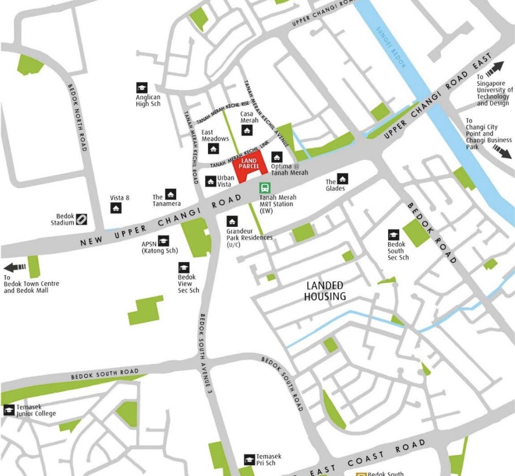 tanah merah kechil link gls site URA