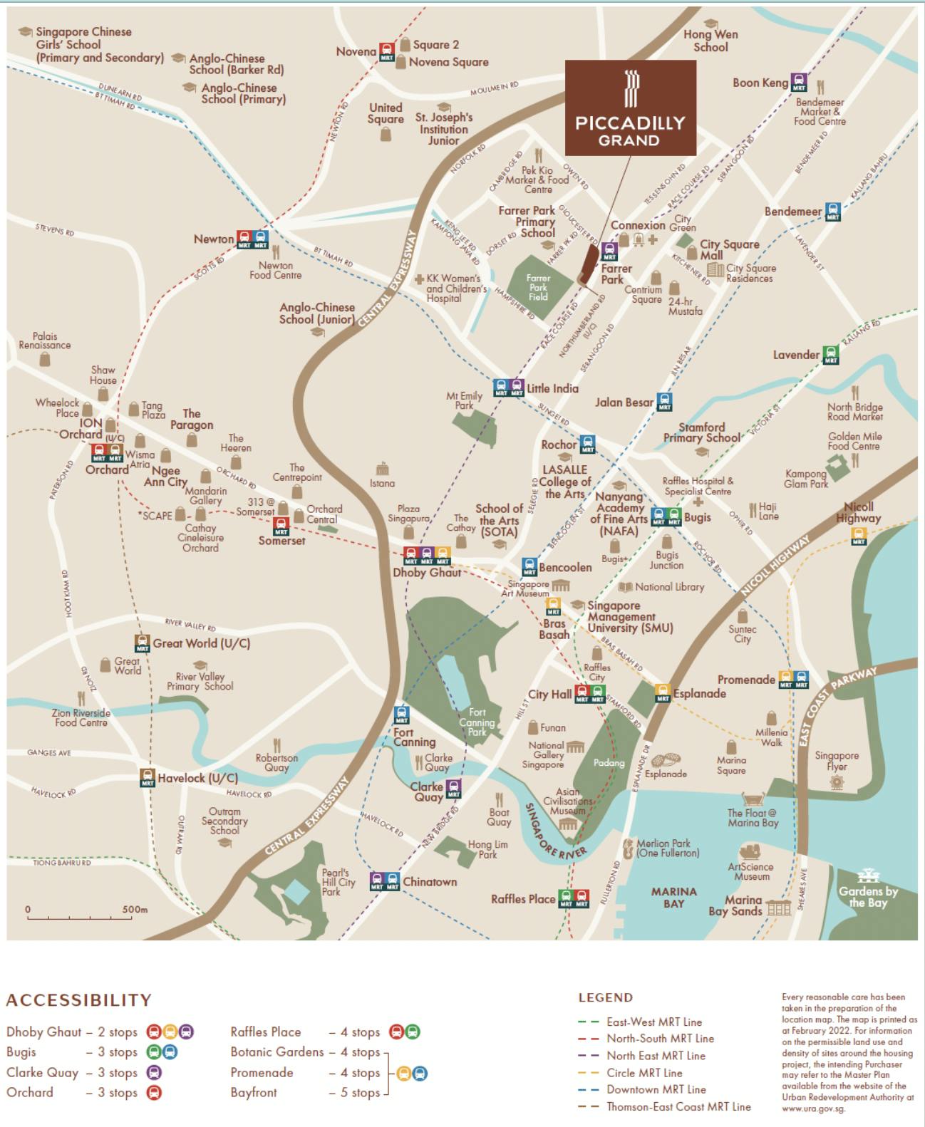 piccadilly grand location map