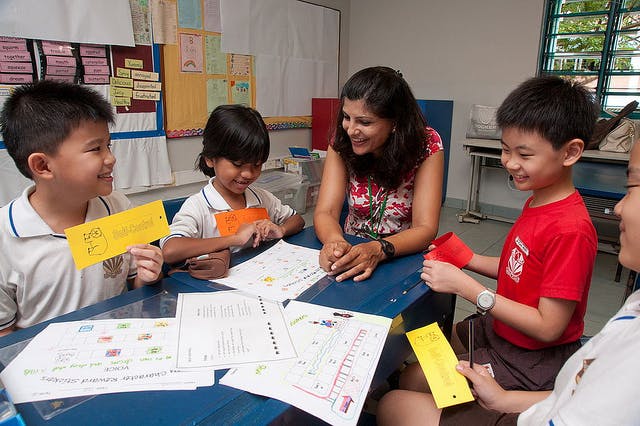 Temasek Primary School students