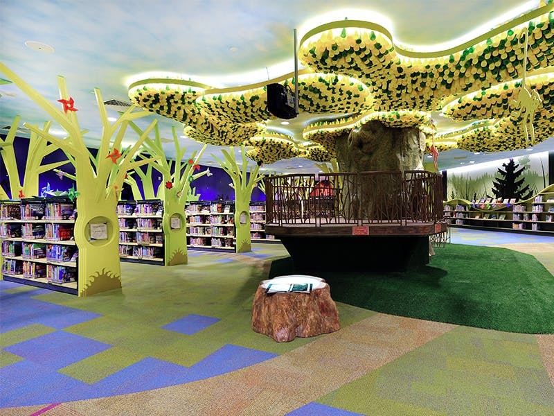 Central Public Library which can be found at Basement 1 of the National Library Building