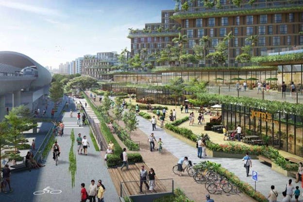 Once completed, Pasir Ris 8 residents can use the Central Greenway development which will feature elevated cycling and pedestrian paths that can connect to the Pasir Ris Park and Beach in under 10 minutes.
