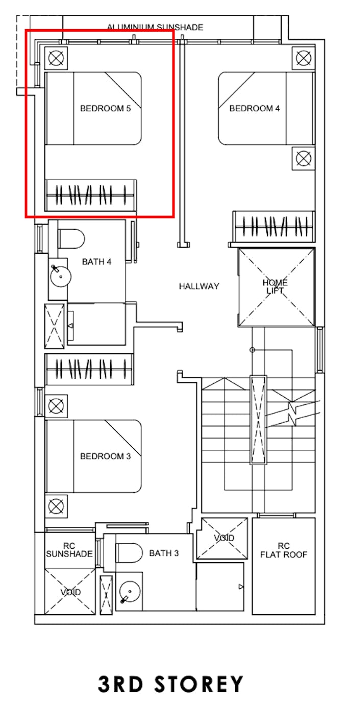 belgravia ace bedroom 5 floor plan