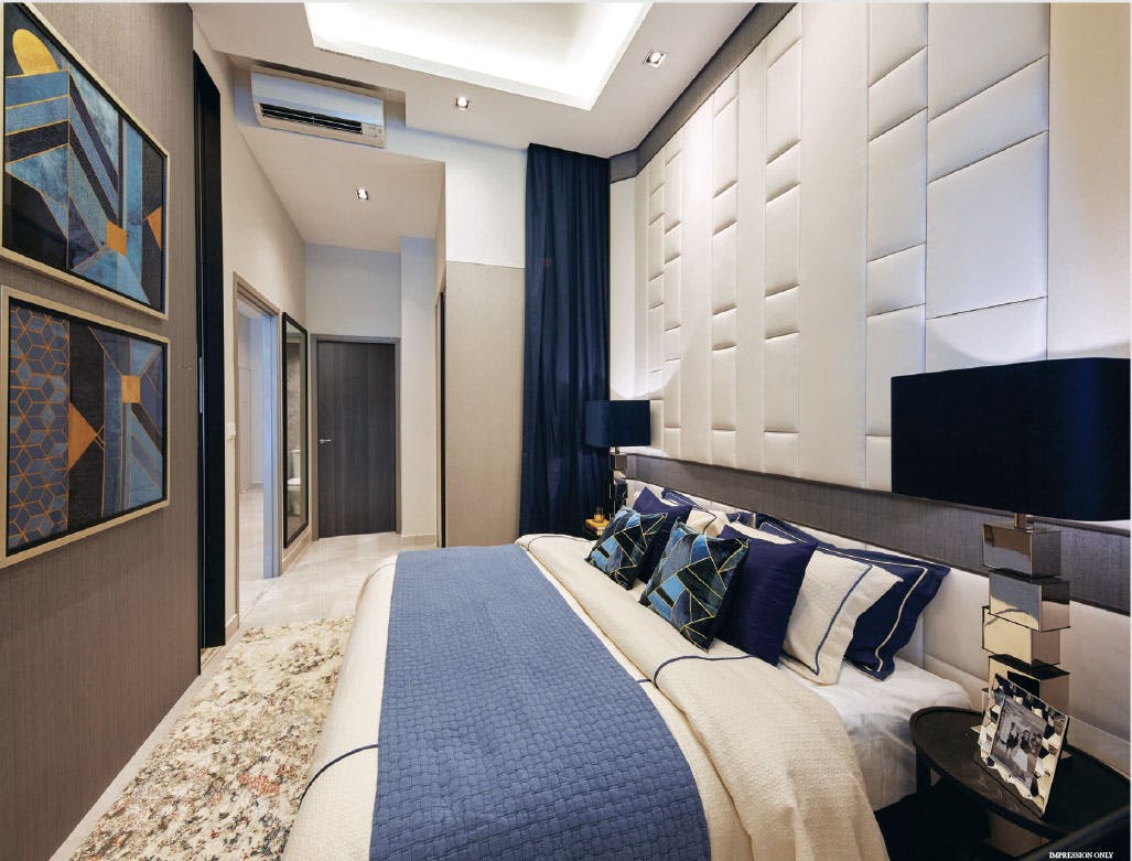 Sixteen 35 Residences condo master bedroom