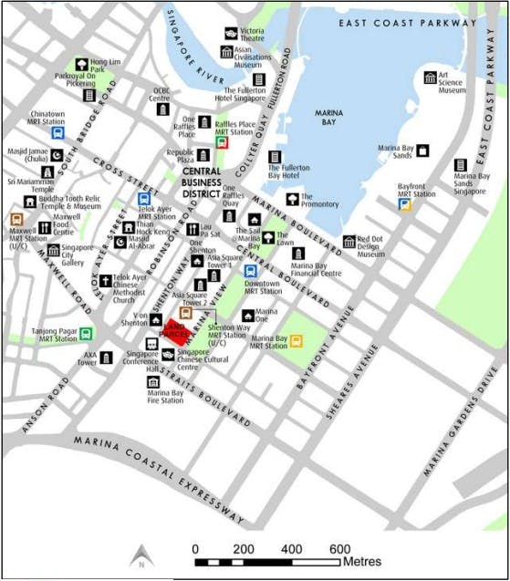 Marina View location map