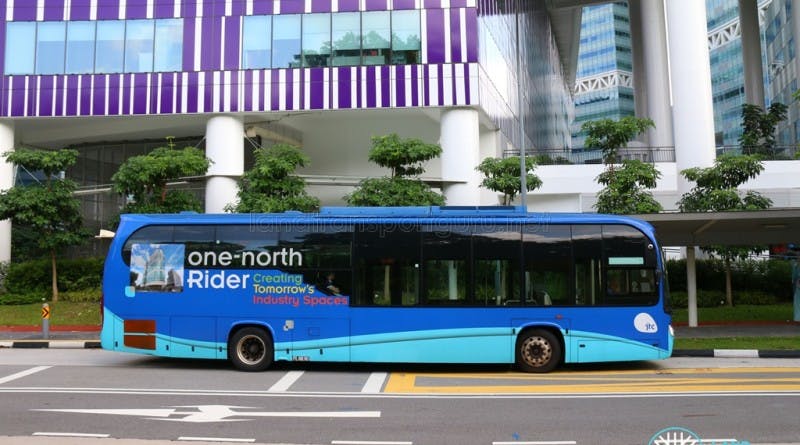 At just 40 cents per ride, One-North Eden residents can ride the one-north Rider shuttle bus to anywhere within one-north.