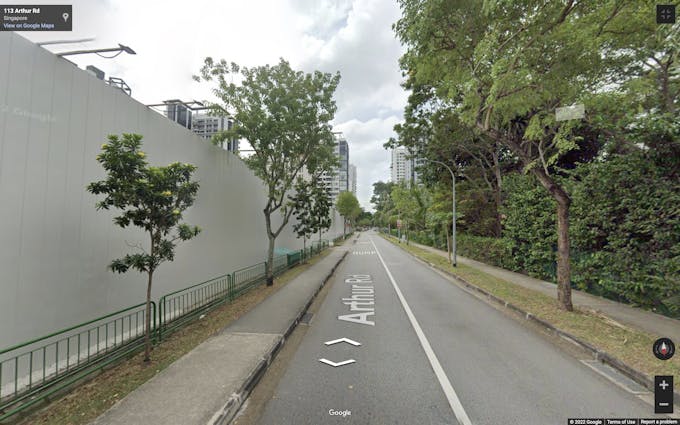arthur road google street view