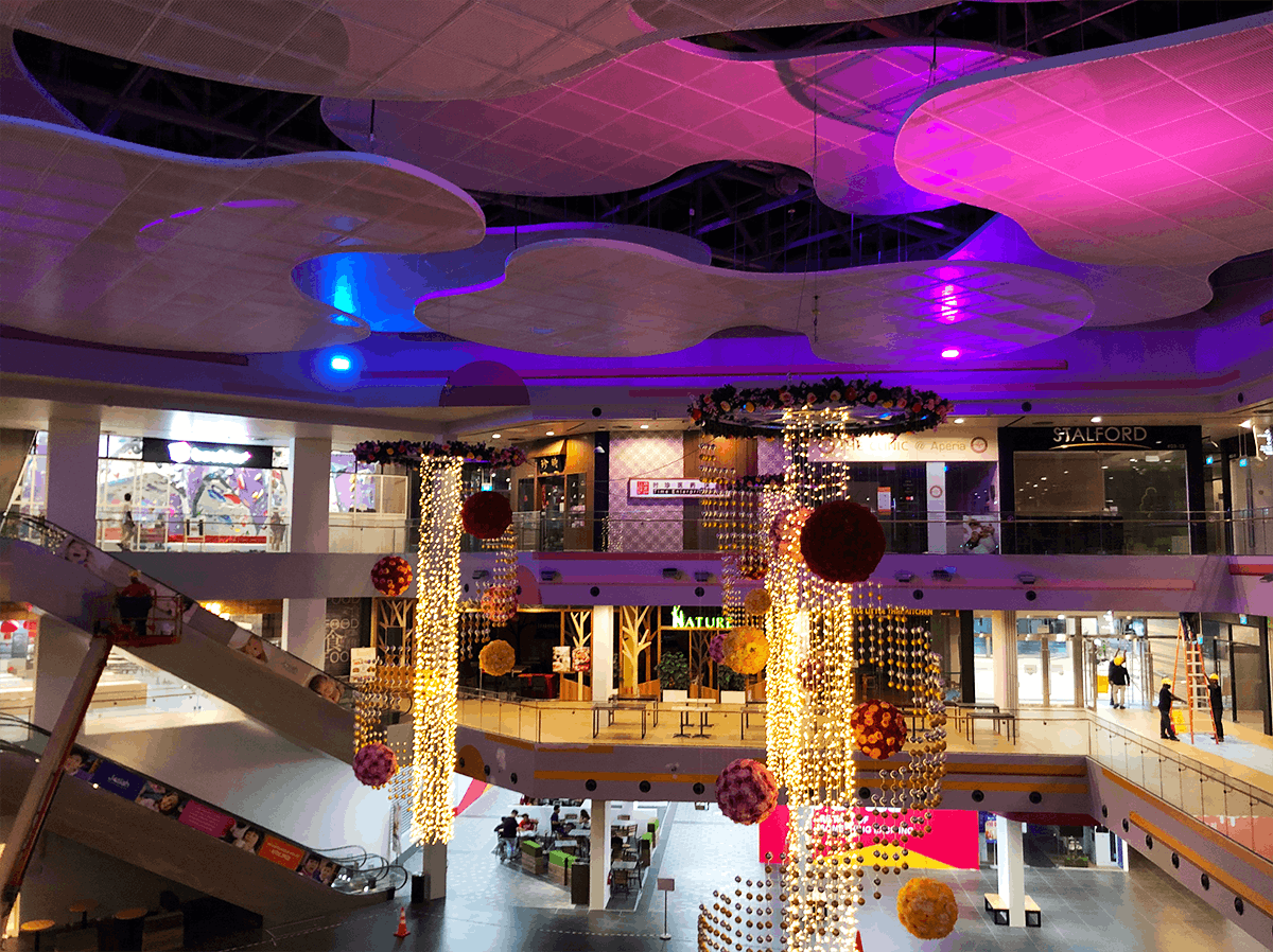 Aperia Mall architectural lighting