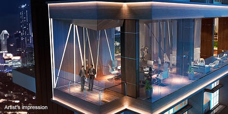 The Sky Deck at Eon Shenton is made to embody healthy corporate lifestyles.