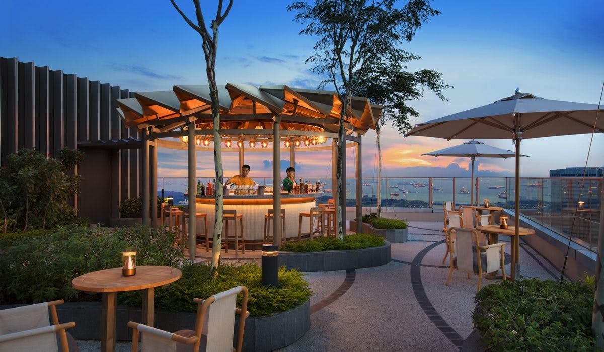 Mr. Stork bar on Andaz Hotel