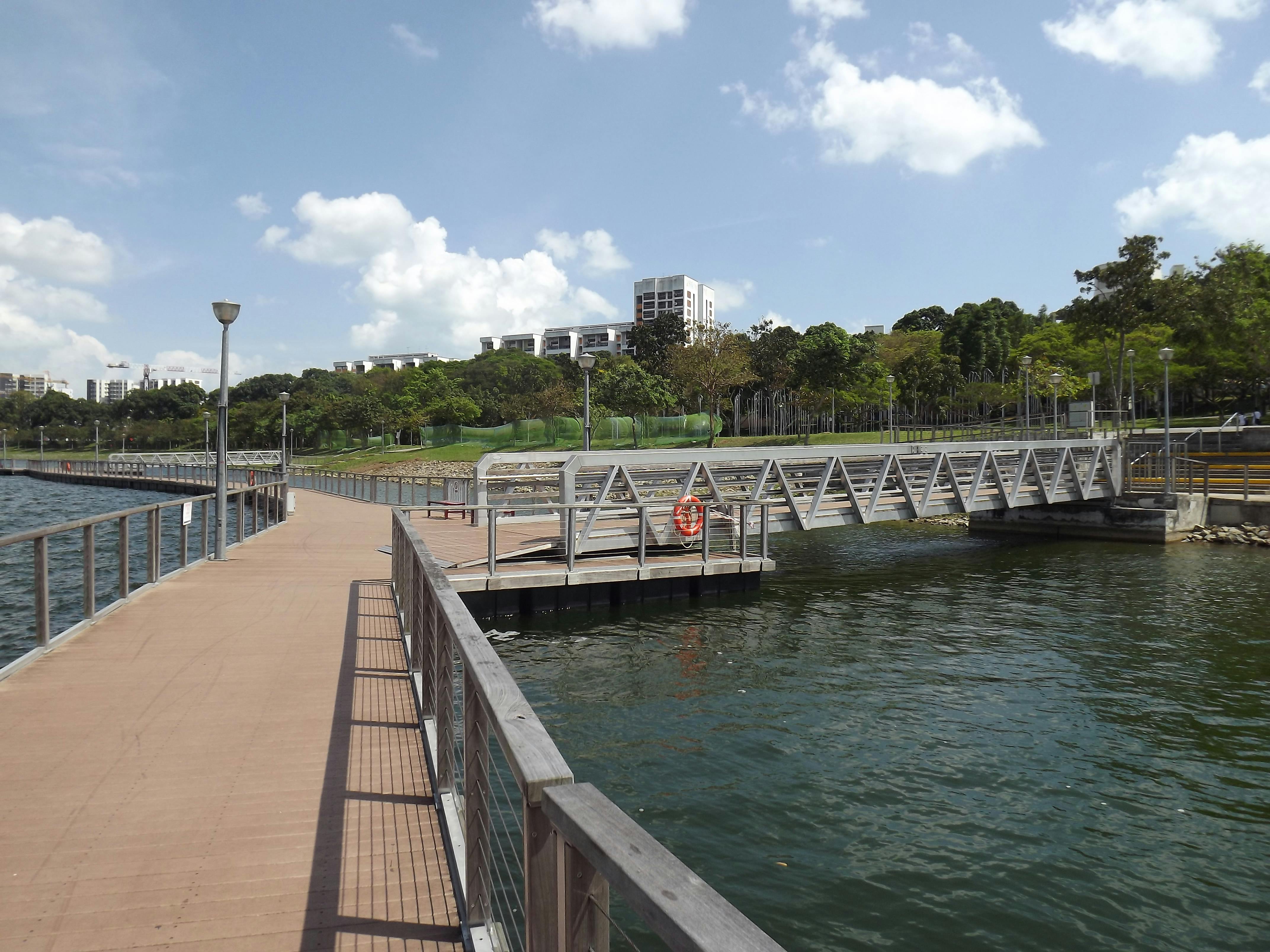Bedok Reservoir Park in Tampines town