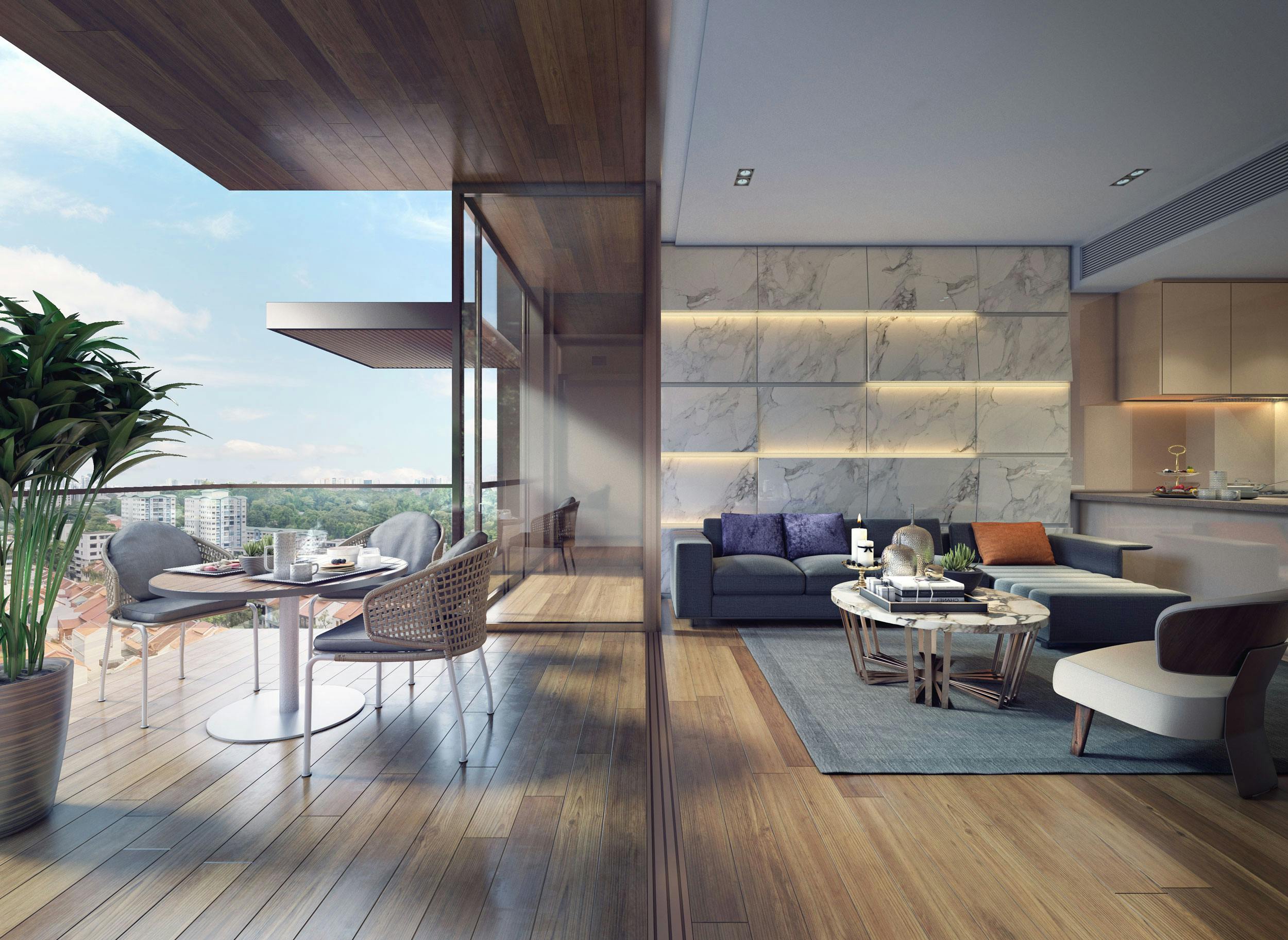 Summer lovin' at 8 Hullet, which embraces the beauty of natural light.