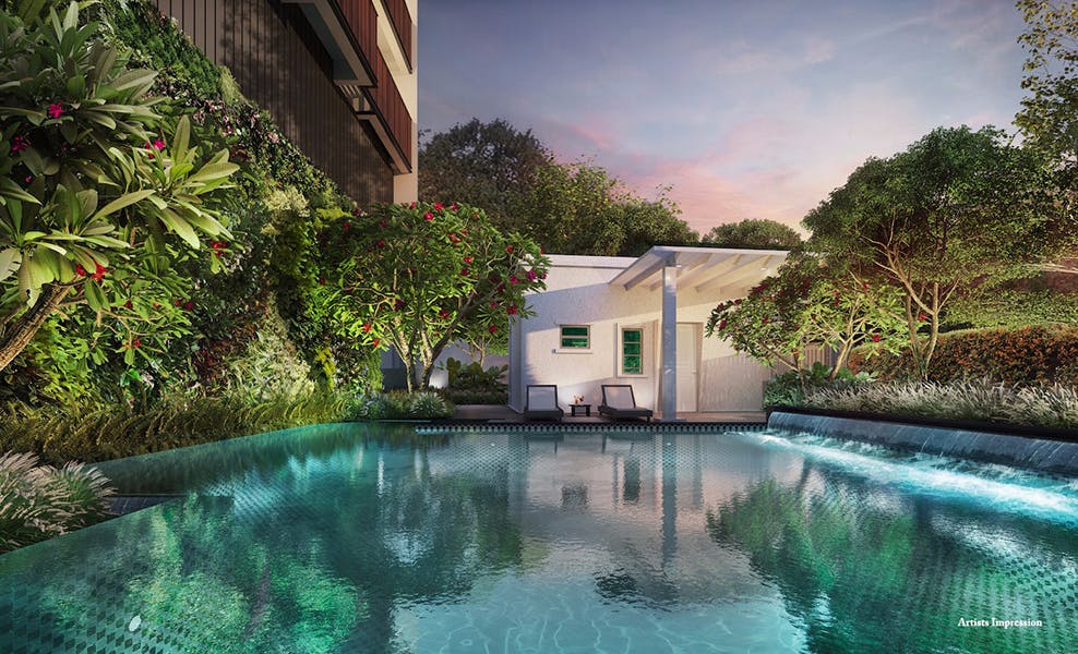 Relaxation and rejuvenate with a swim