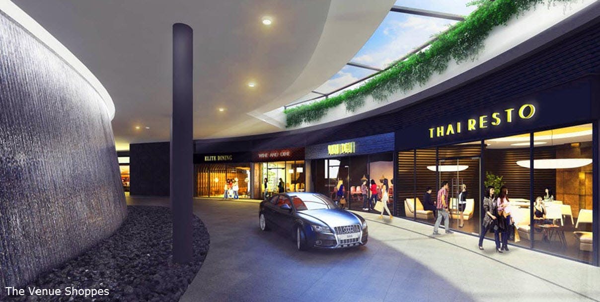The Venue Shoppes filled wiht beer markets and concept cafes