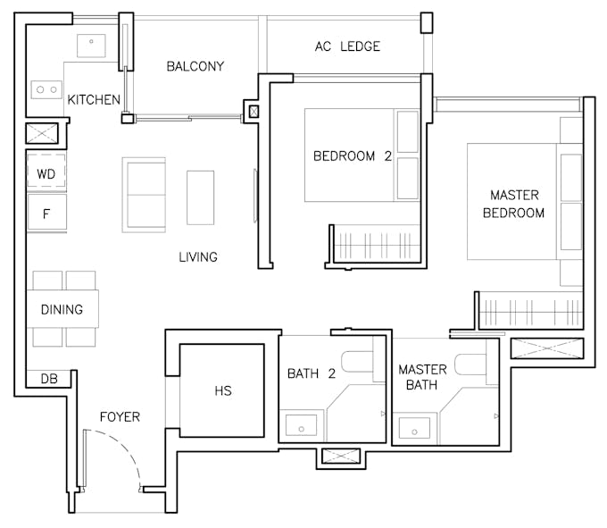 the arden 2 bedroom deluxe